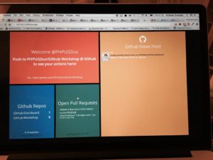 Dashboard-Leak for the next @PHPUGDus meetup on thursday #Git #Workshop 